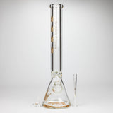 Golden Crown™ | 18 Inch 9mm glass bong with Signature and 24K Gold Emblem