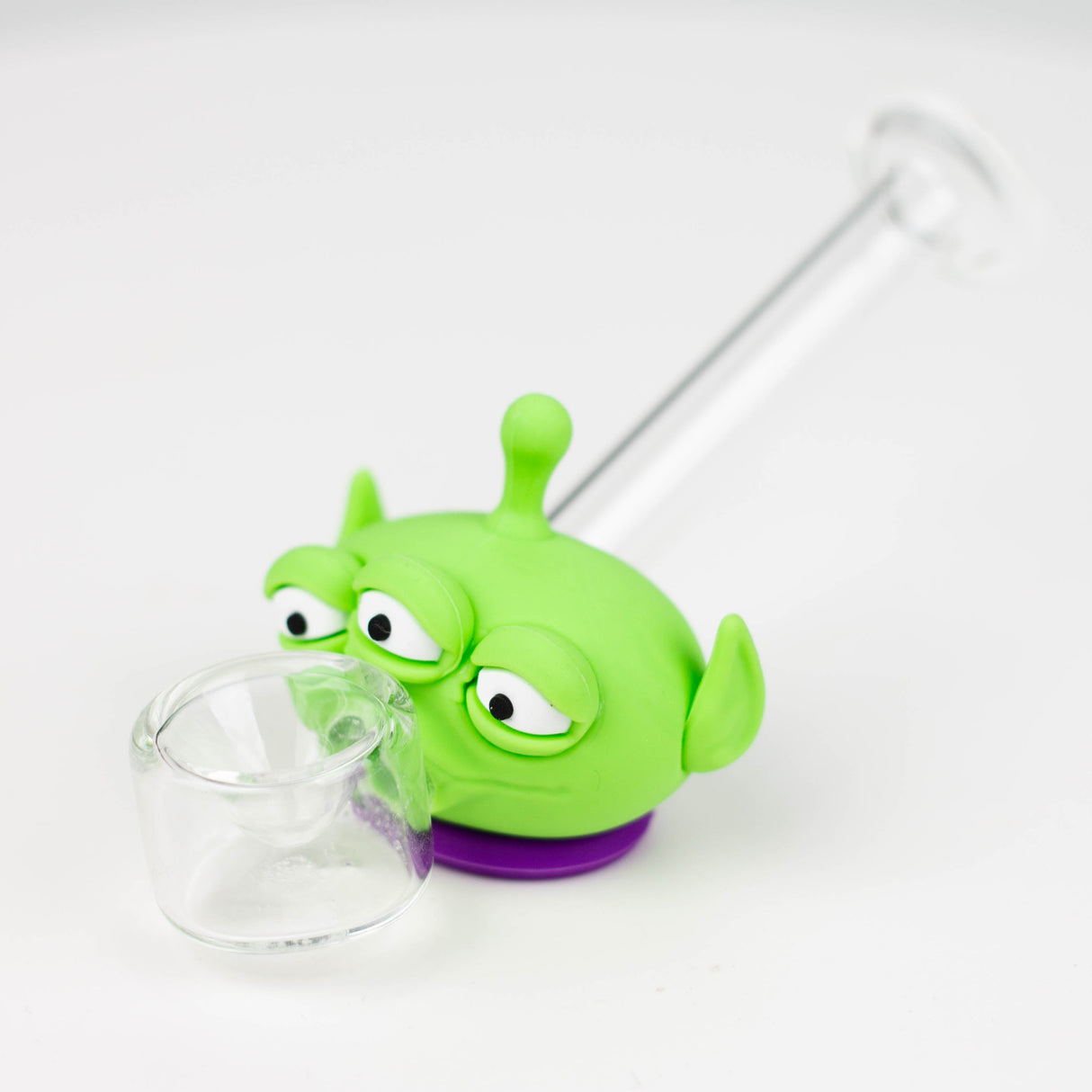 4" Alien Glass hand pipe-Assorted [H361]