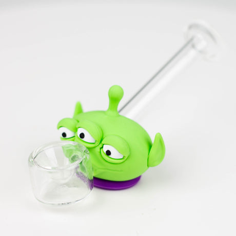 4" Alien Glass hand pipe [YS-805] Silicone Pipe JJ Distribution