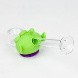 4" Alien Glass hand pipe-Assorted [H361]