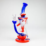 9.8" Silicone+Glass bong-Assorted [007B]