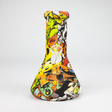 8" Big Beaker base Silicone Bong - Assorted [094B]