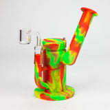 7.5" Silicone Rig with foldable mouthpiece-Assorted [127B]