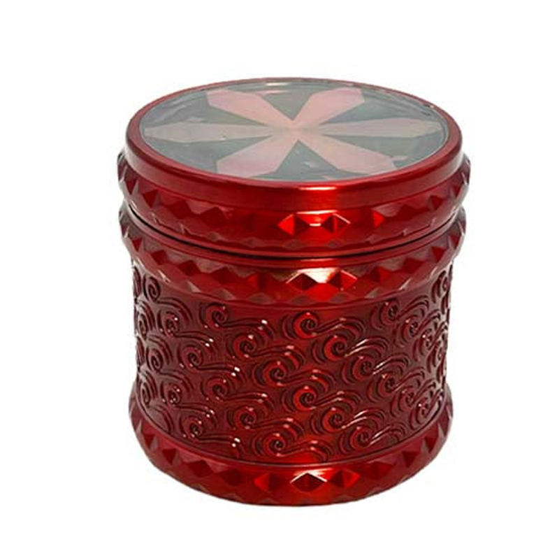 Fortune | 4 Parts 66mm x 66mm Grinder - Display of 6 Display Pack Super Supplys Inc