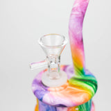 Fortune | 8" Hydrographic Silicone Soda Bong-Assorted [SP1003P]