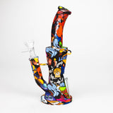 Fortune | 8.5" Hydrographic Silicone Bong-Assorted [SP1031P]