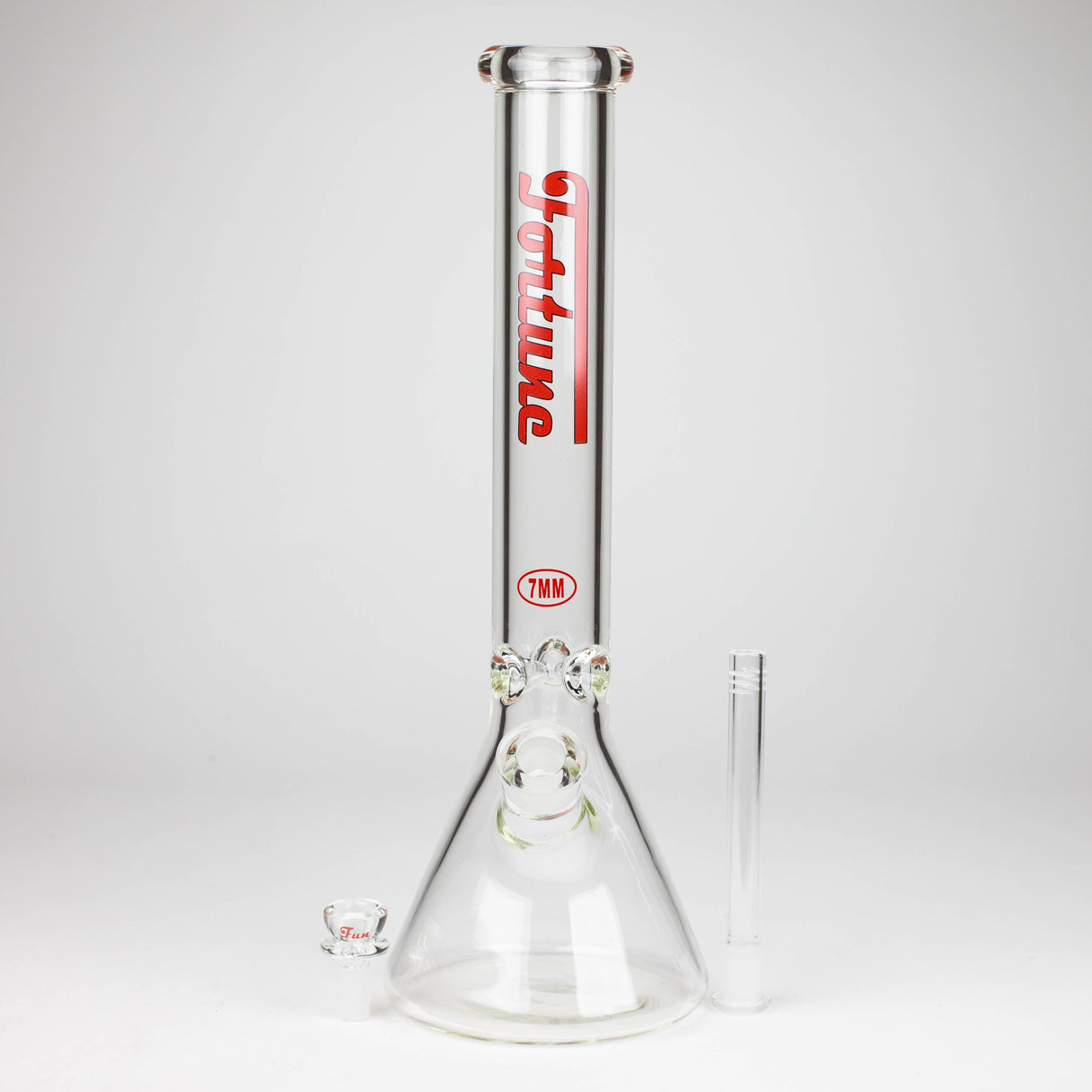 Fortune | 16" 7mm Beaker Glass Bong [165007]