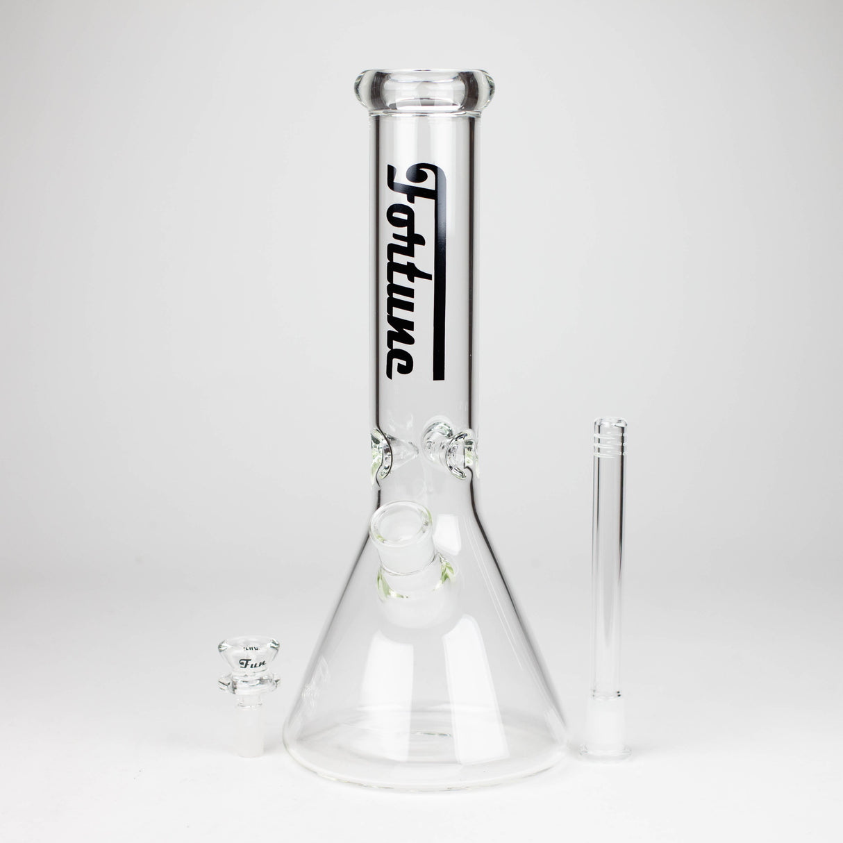 Fortune | 12" 5mm Beaker Glass Bong [125005]