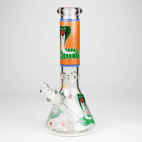 Fortune | 12" 7mm Snake Glow in the dark Beaker Bong [GT125007]