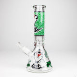 Fortune | 12" 9mm Snake Glow in the dark Beaker Bong [GT125009]