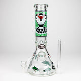 Fortune | 12" 9mm Snake Glow in the dark Beaker Bong [GT125009]