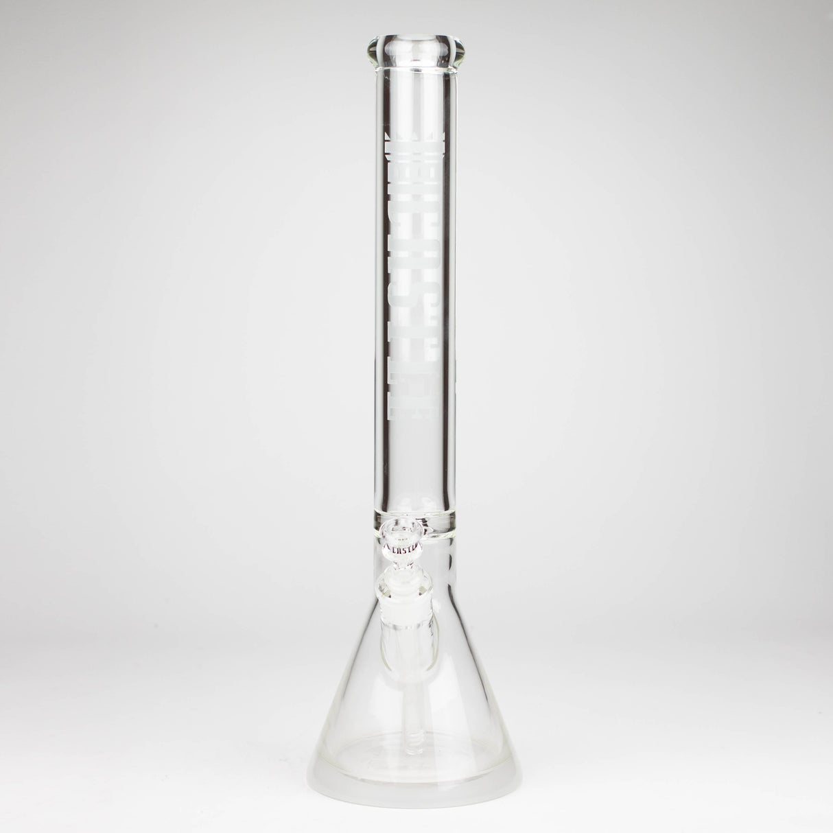 Castle Glassworks | 18" Etched Logo Beaker Bong [CE-101]