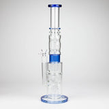 Fortune | 18" Straight Glass Bong [Bong 005] Glass Bong Super Supplys Inc Light Blue