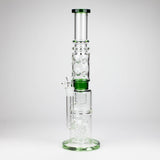 Fortune | 18" Straight Glass Bong [Bong 005] Glass Bong Super Supplys Inc Green