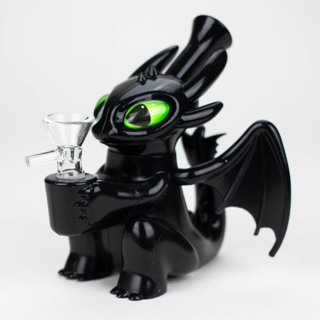 5.5" Black Dragon Water Pipe [YS-237] Resin · Silicone · Plastic Bong JJ Distribution