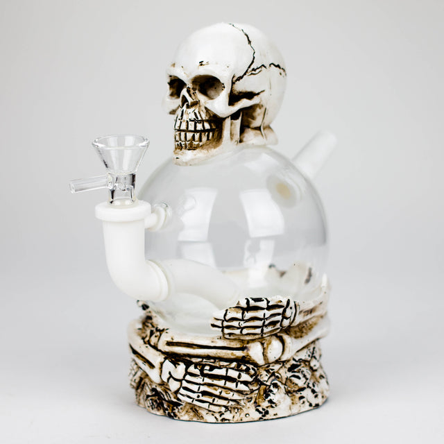 7.5" Resin Skull Ball Water pipe Resin · Silicone · Plastic Bong JJ Distribution