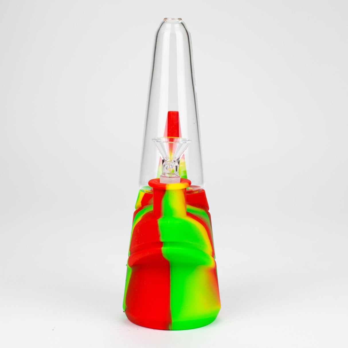 8.5" Silicone cone shape water bong-Assorted [H151]