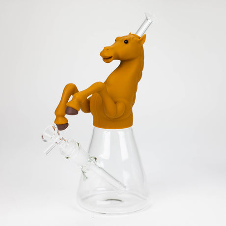 10.5" Wild horse glass water pipe-Assorted [H372]