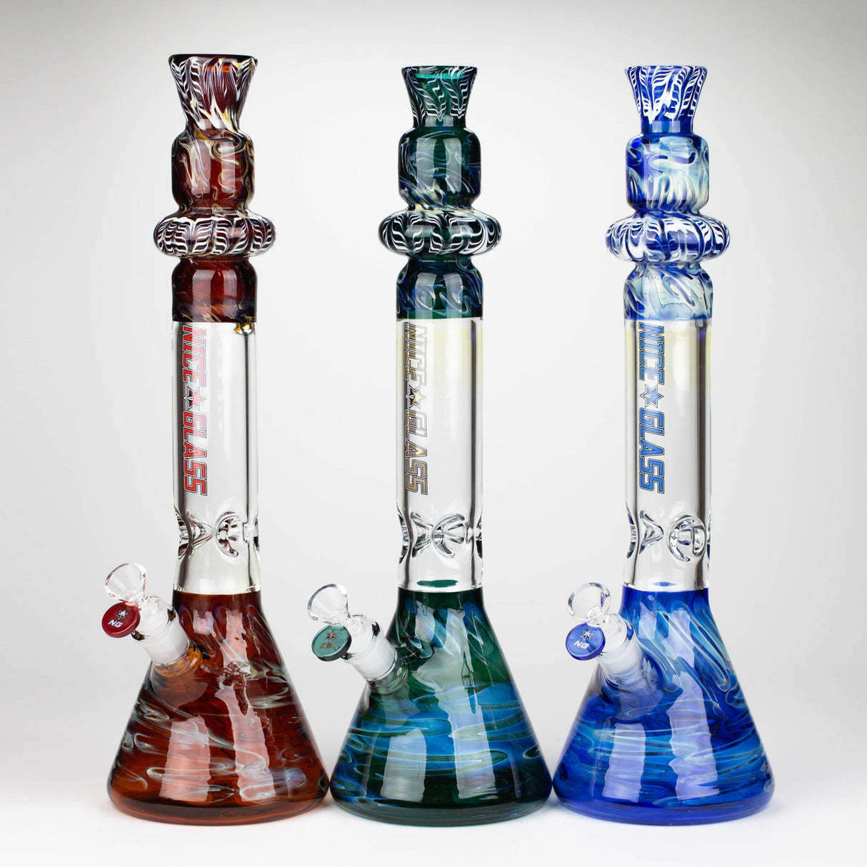 NG | 18 inch Fumed Top Glass Beaker [S392]