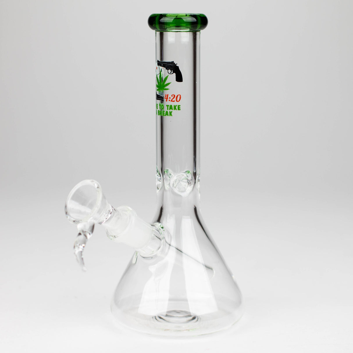 7" Zoom Glass Bong with Bowl [AK050]