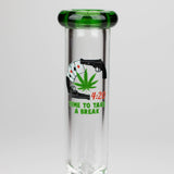 7" Zoom Glass Bong with Bowl [AK050]