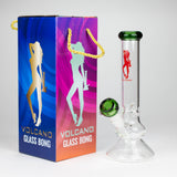 Volcano | 10" Glass Bong with Bowl [AK2034] Box of 15 Glass Bong Canadian Distributor