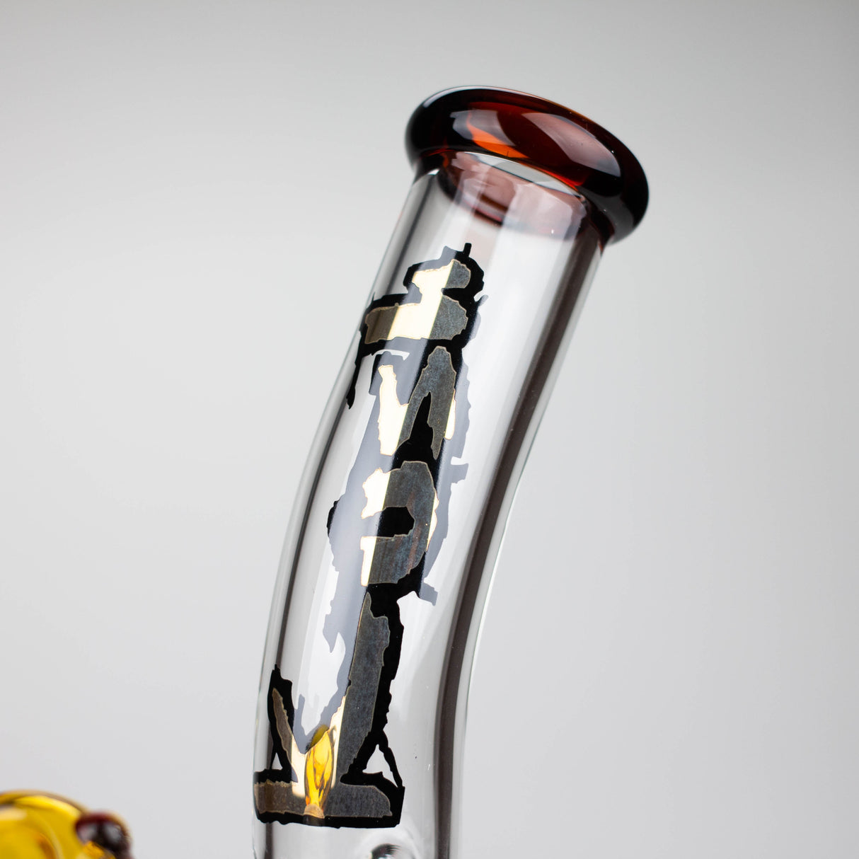 Kush | 9" Bent neck glass bong [AK2010]