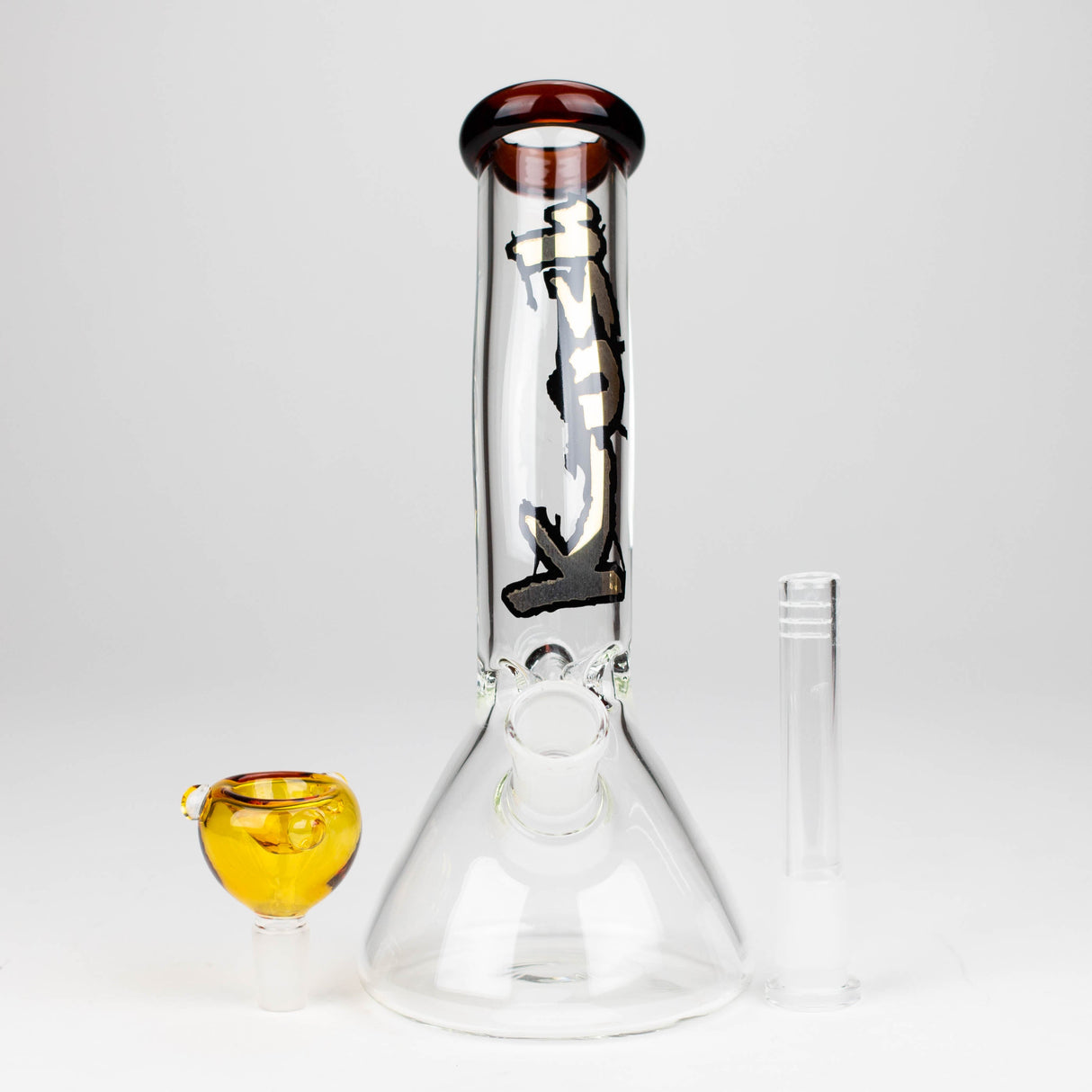 Kush | 9" Bent neck glass bong [AK2010]