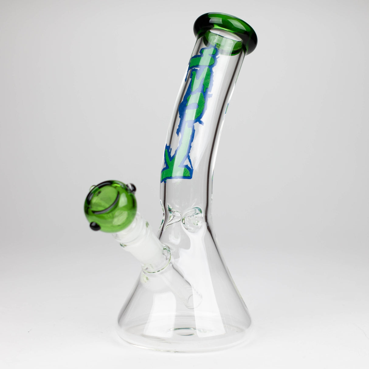 Kush | 9" Bent neck glass bong [AK2010]