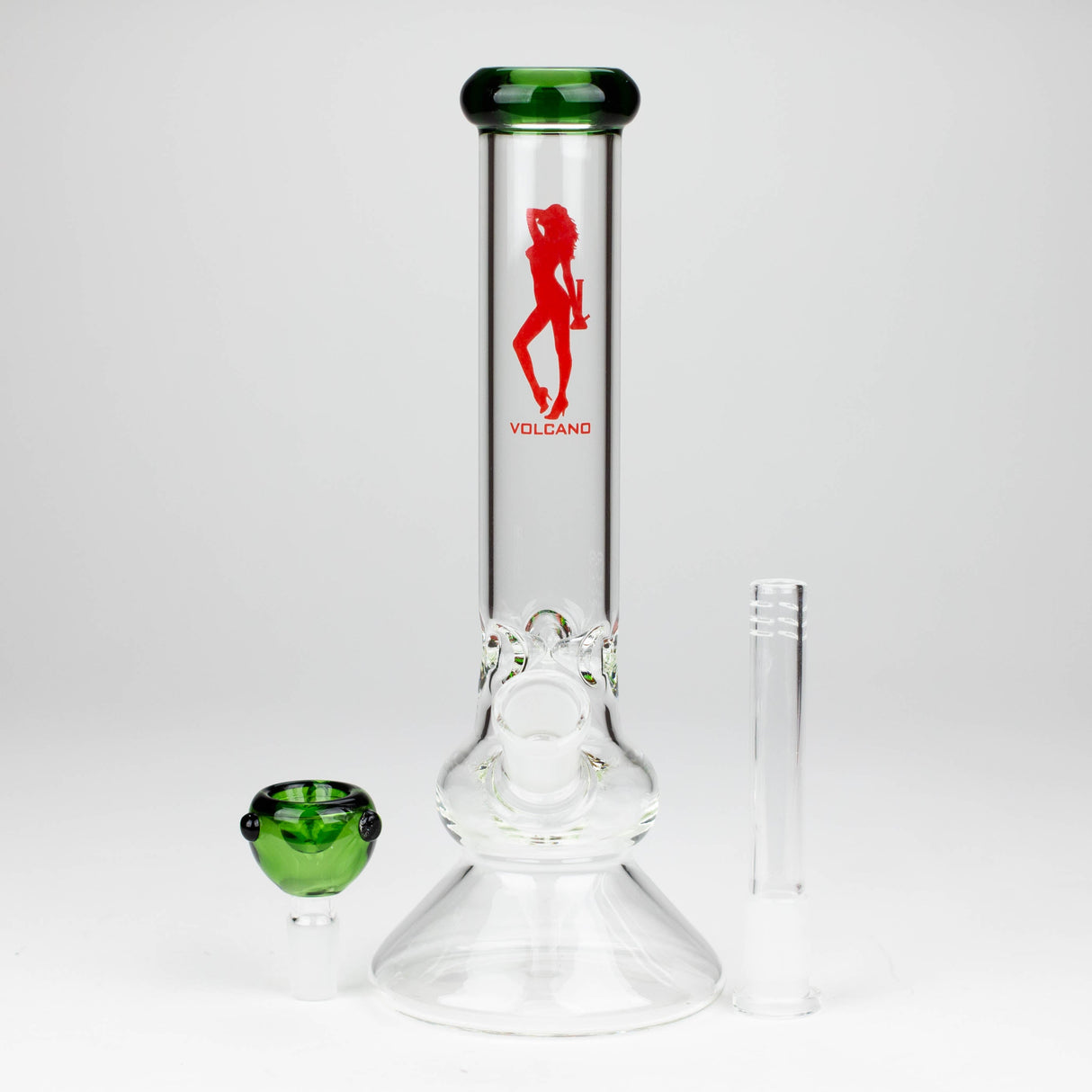 Volcano | 10" Glass Bong with Bowl [AK2034] Box of 15 Glass Bong Canadian Distributor