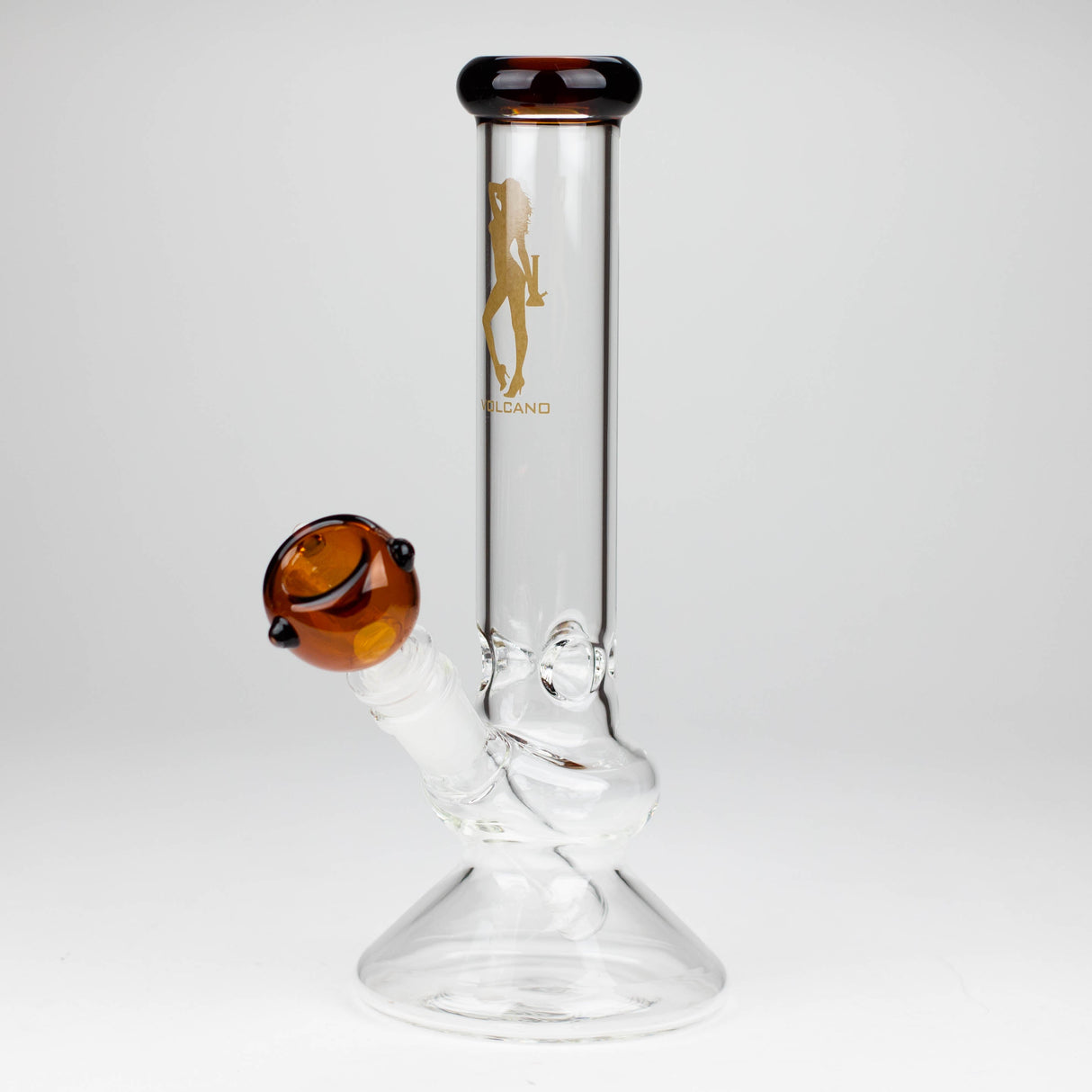 Volcano | 10" Glass Bong with Bowl [AK2034] Box of 15 Glass Bong Canadian Distributor