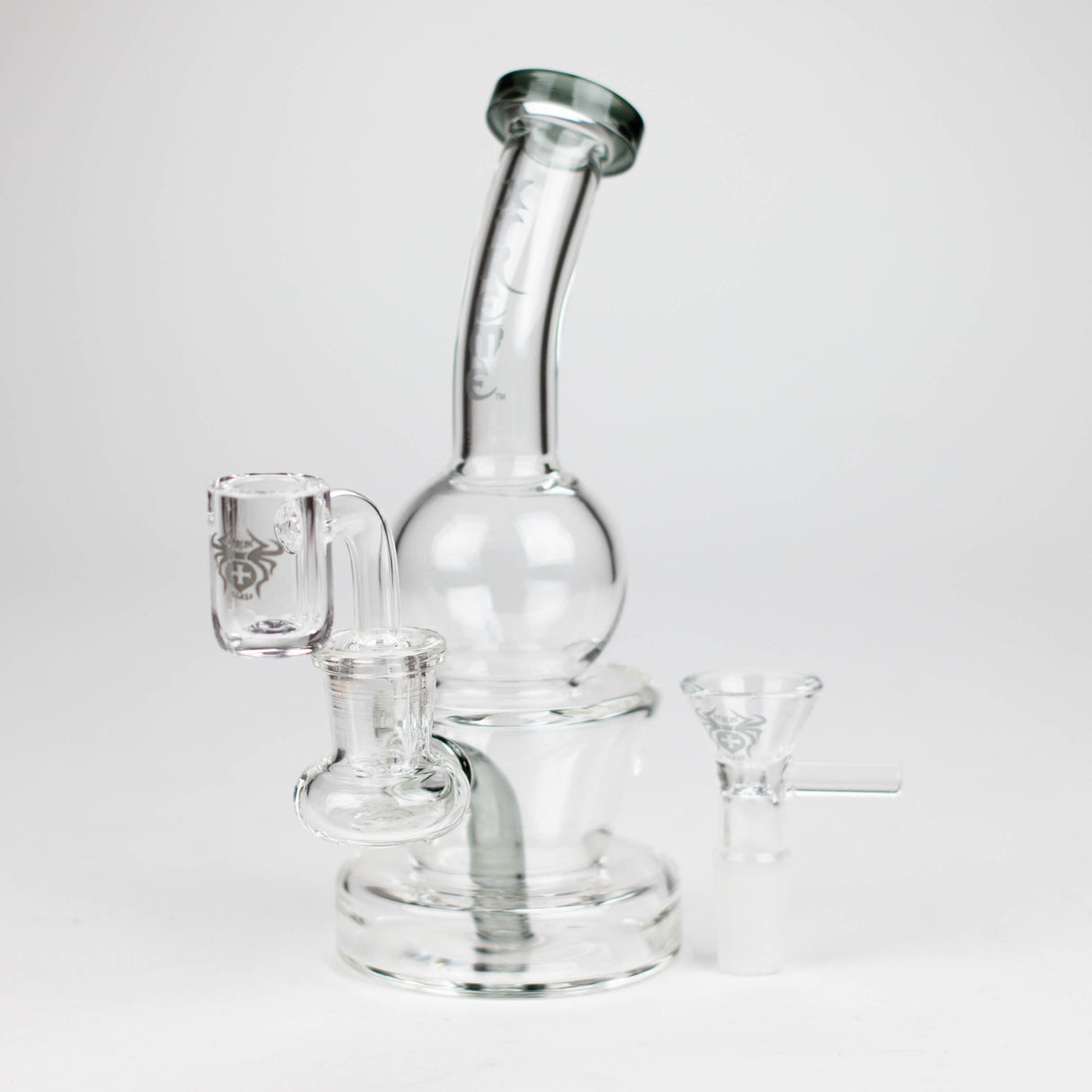 Xtreme | 6.9" Glass 2-in-1 bubbler [DCK010]