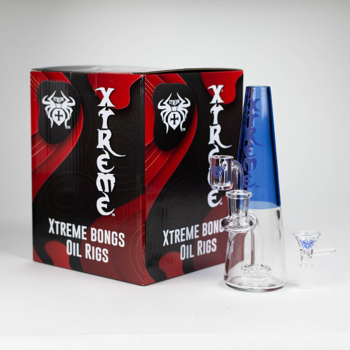 Xtreme | 7.5" Glass 2-in-1 bubbler [DCK011]