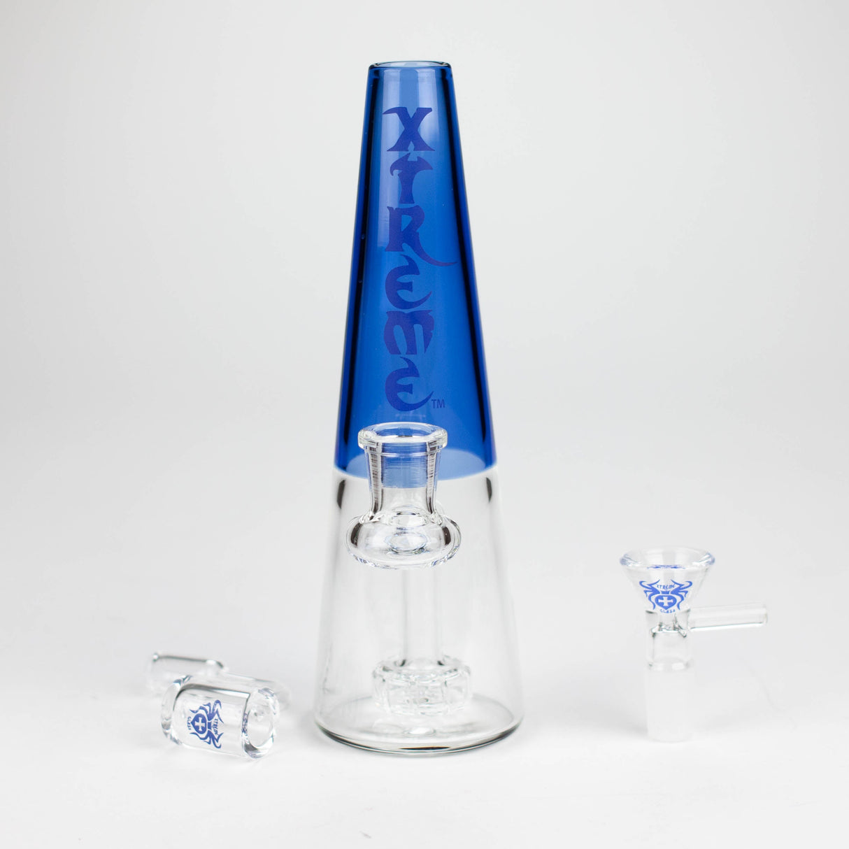 Xtreme | 7.5" Glass 2-in-1 bubbler [DCK011]