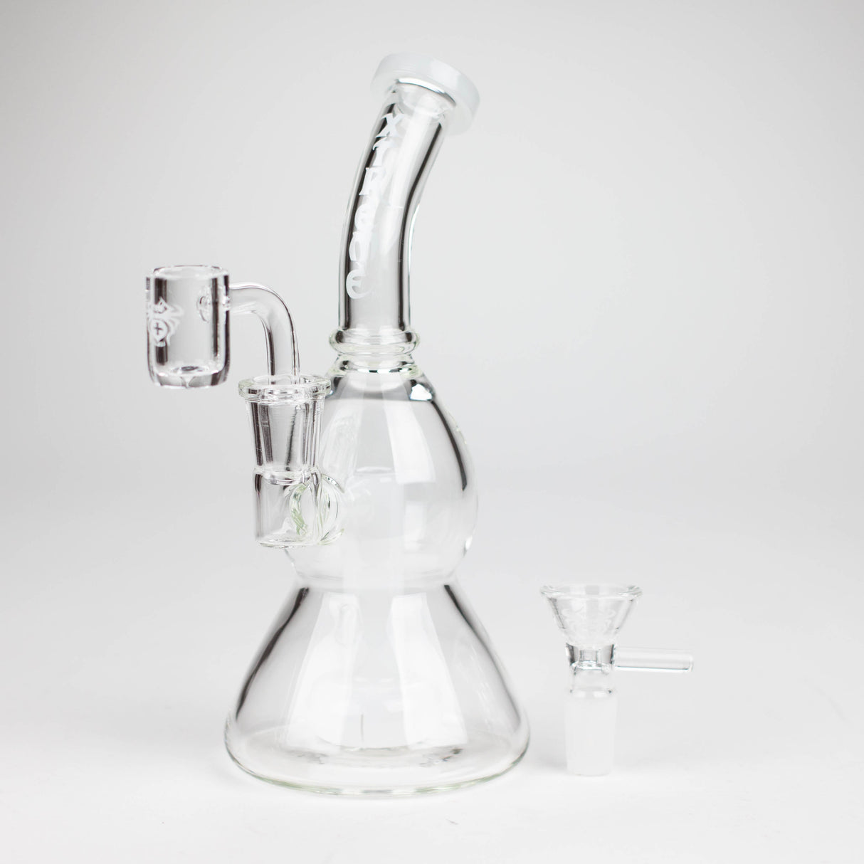 Xtreme | 7.8" Glass 2-in-1 bubbler [DCK012]