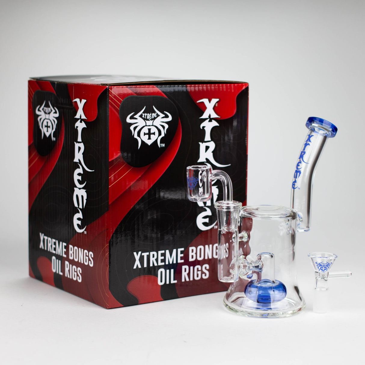 Xtreme | 7" Glass 2-in-1 bubbler [DCK013]