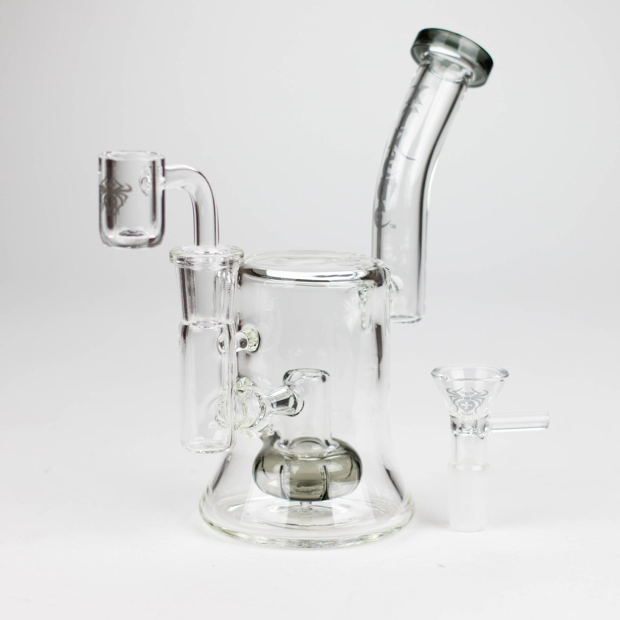 Xtreme | 7" Glass 2-in-1 bubbler [DCK013]