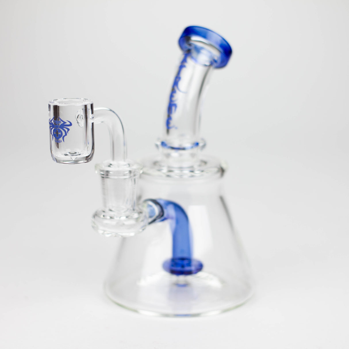 Xtreme | 5.7" Glass 2-in-1 bubbler [DCK004] Glass Bong Canadian Distributor