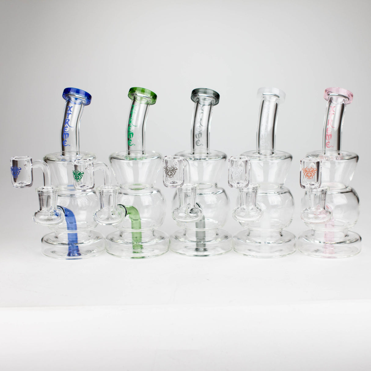 Xtreme | 6.7" Glass 2-in-1 bubbler [DCK006]