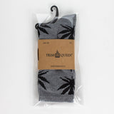 TRIM QUEEN | MJ SOCKS Footwear Trim Queen BLACK ON GREY