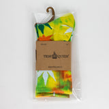 TRIM QUEEN | MJ SOCKS Footwear Trim Queen GREEN WHITE ORANGE ON YELLOW TYE DYE