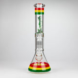 Kush | 15" tree percolator 7mm glass bong [AK089]