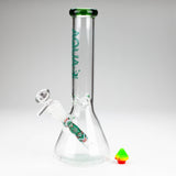 AQUA | 10" Beaker glass water bong with silicone cap [AQUA200]