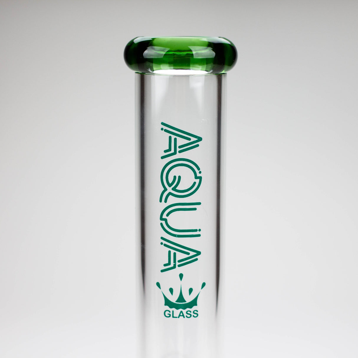 AQUA | 10" Beaker glass water bong with silicone cap [AQUA200]