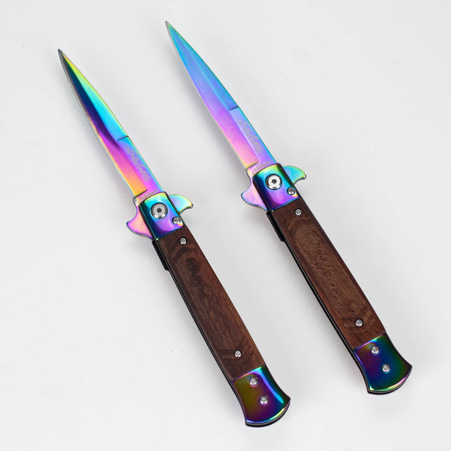 Snake Eye | 8-3/4" Wood Handle Folding pocket Knife [PK-962] Folding Knife BB Canada