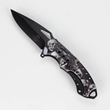 Snake Eye | outdoor rescue Skull hunting knife [SE-1353] Folding Knife BB Canada White/Black