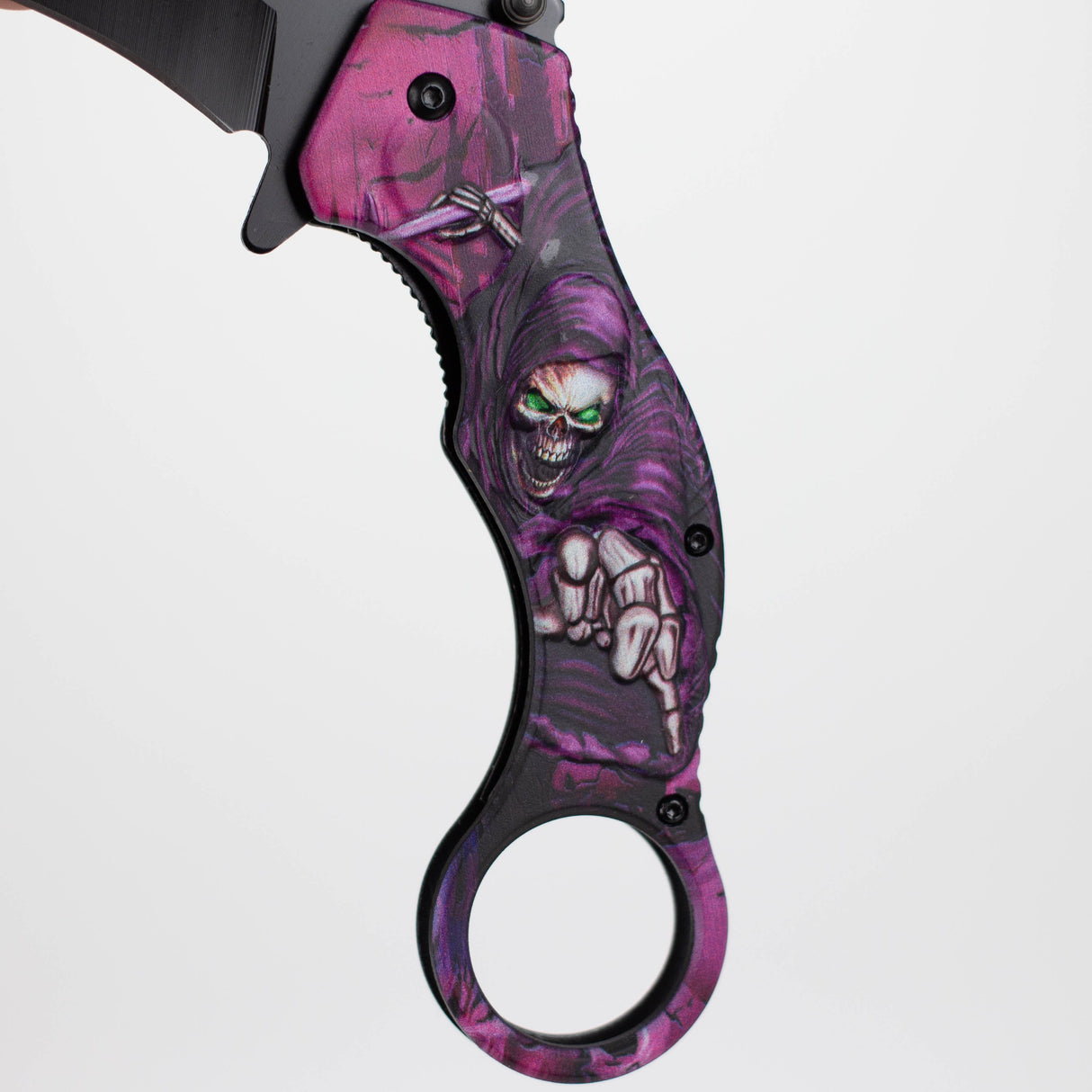 Snake Eye | Skull Design folding Karambit 3" Blade [SE-090P] Folding Knife BB Canada