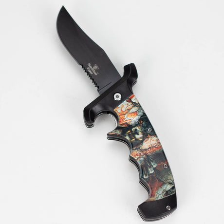 Snake Eye | 9″ Animal – Folding Knife Belt Clip [SE-5251] Folding Knife BB Canada Wolf