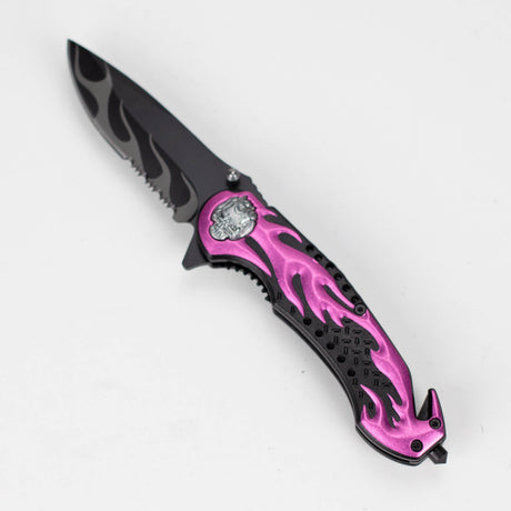 Snake Eye | Outdoor rescue hunting knife [SE-891] Folding Knife BB Canada Pink