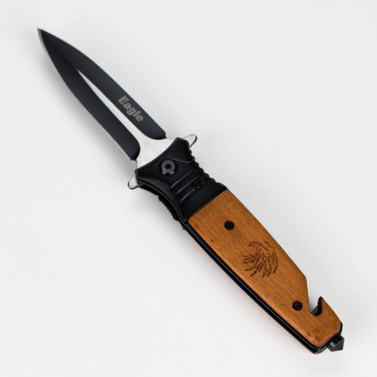 Outdoor rescue hunting knife w/ Belt Clip [PK-846EA] Folding Knife BB Canada